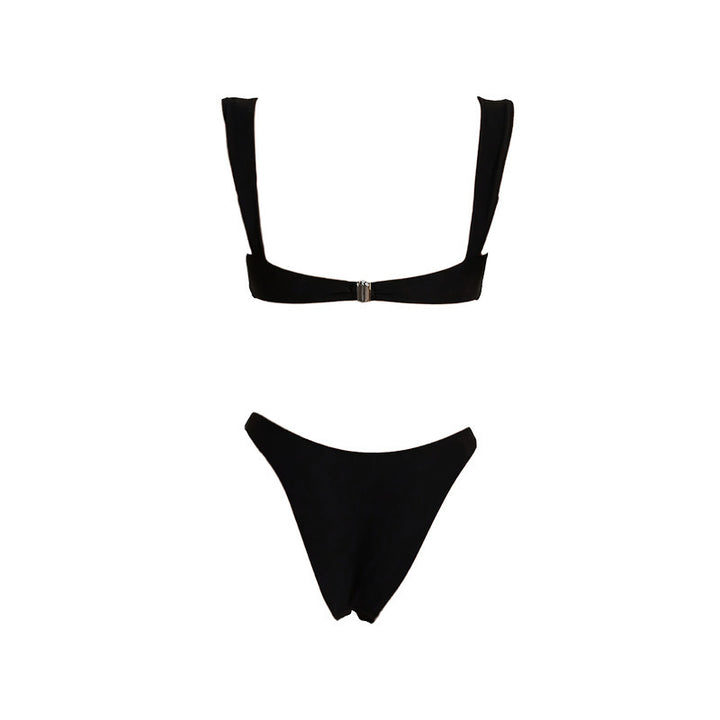 Dame bikini-sæt med elegant ringdetalje og figurformende design Stilla