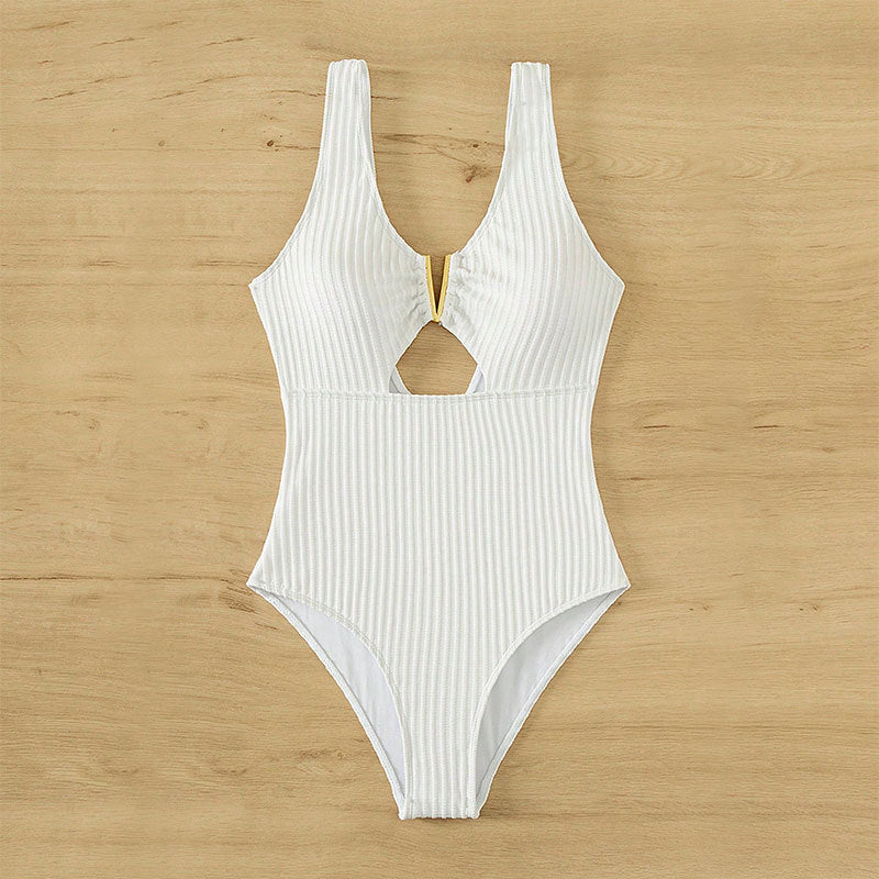 Dame jumpsuit med elegant cut-out detalje