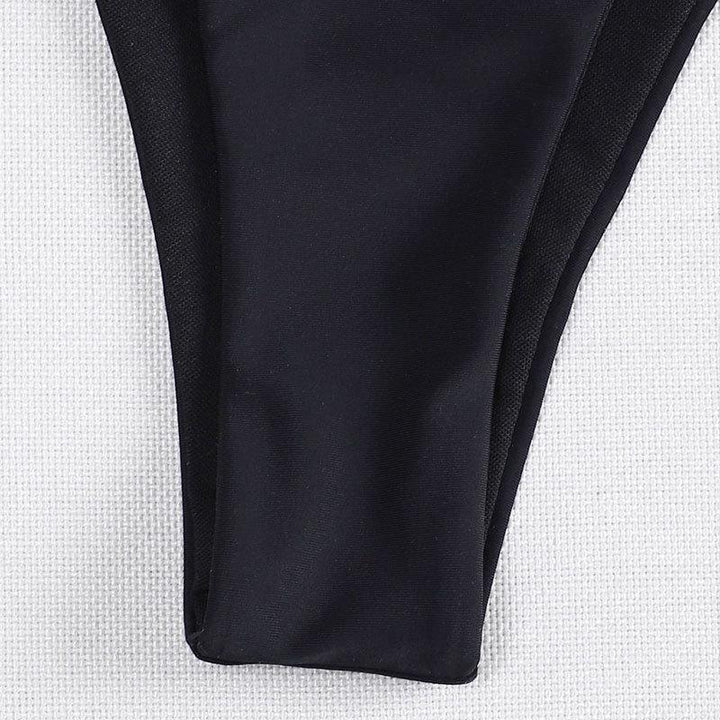 Dame bikini-bukser med justerbare stropper og elegant ringdetalje Skovae