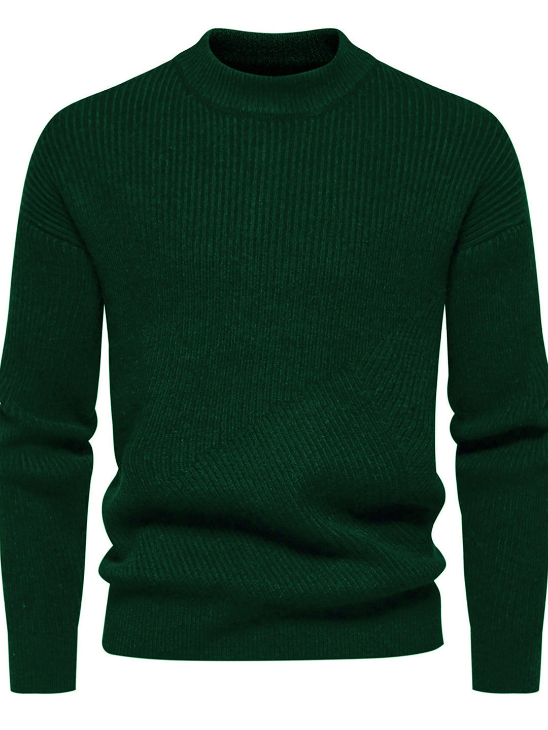 Herrer Struktureret Ribkrave Pullover Stilla