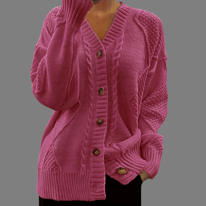 Kvinders cardigan i afslappet oversized stil Stilla