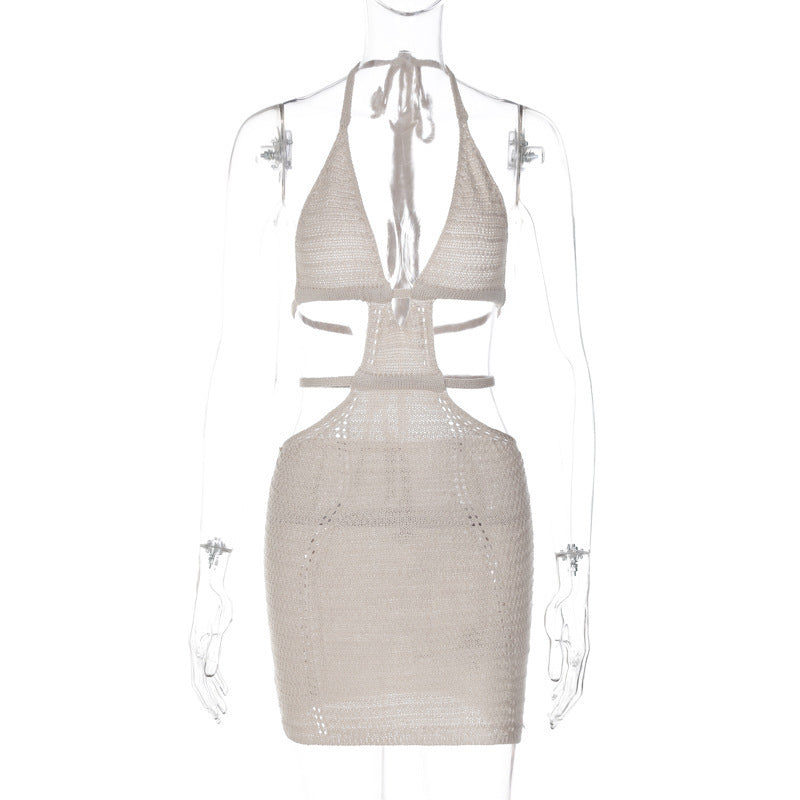 Dame Maxikjole i moderne Cut-Out-design Stilla