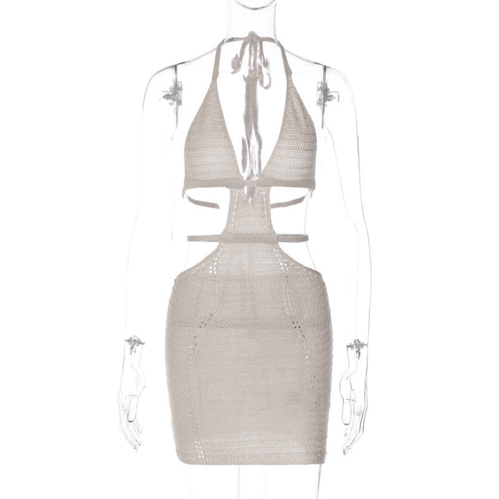 Dame Maxikjole i moderne Cut-Out-design Stilla