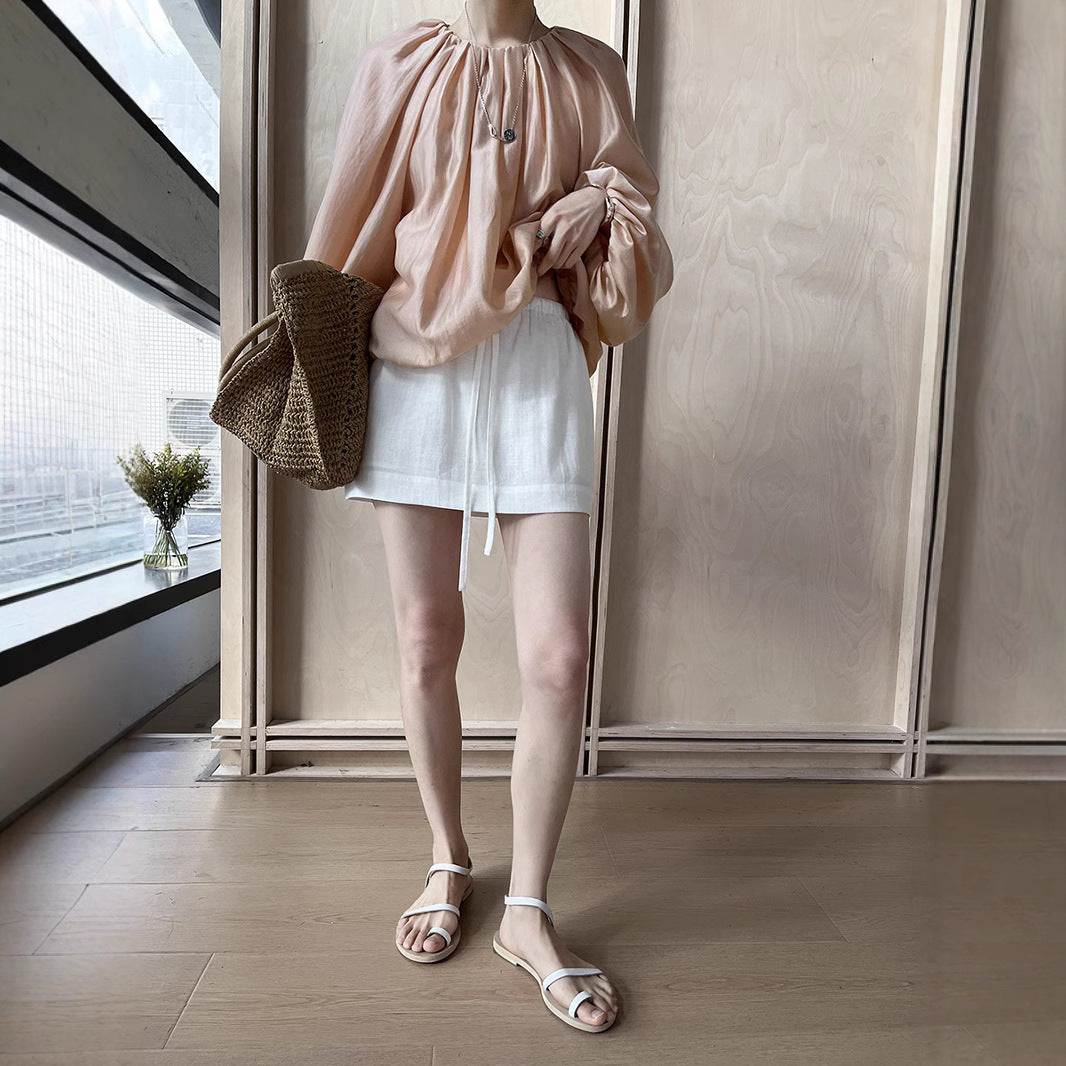 Dame elegant miniskørt med raffineret taljering og høj bærekomfort Stilla