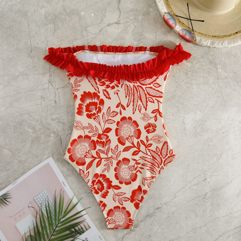 Dame Maxi-nederdel i gennemsigtig chiffon kvalitet med elastisk talje Skovae