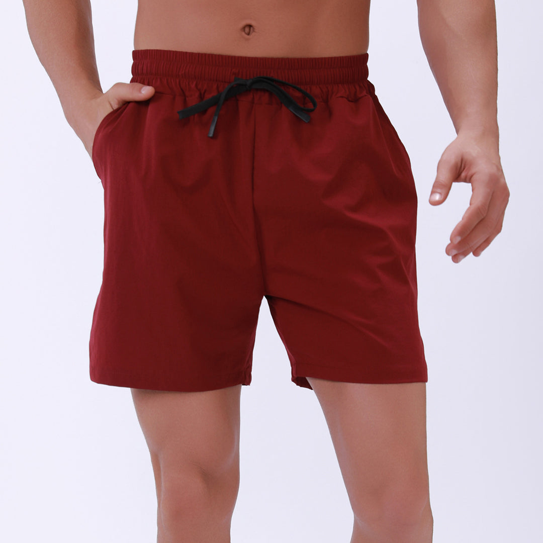 Herrer Åndbare Badshorts med sidelommer og elastisk talje Stilla