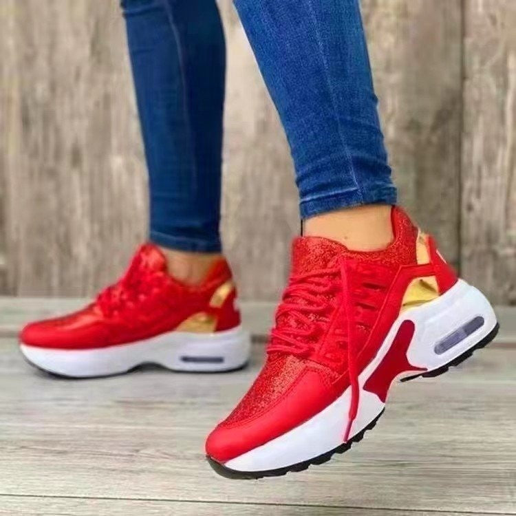 Damer Let Luftpude Sneakers Stilla