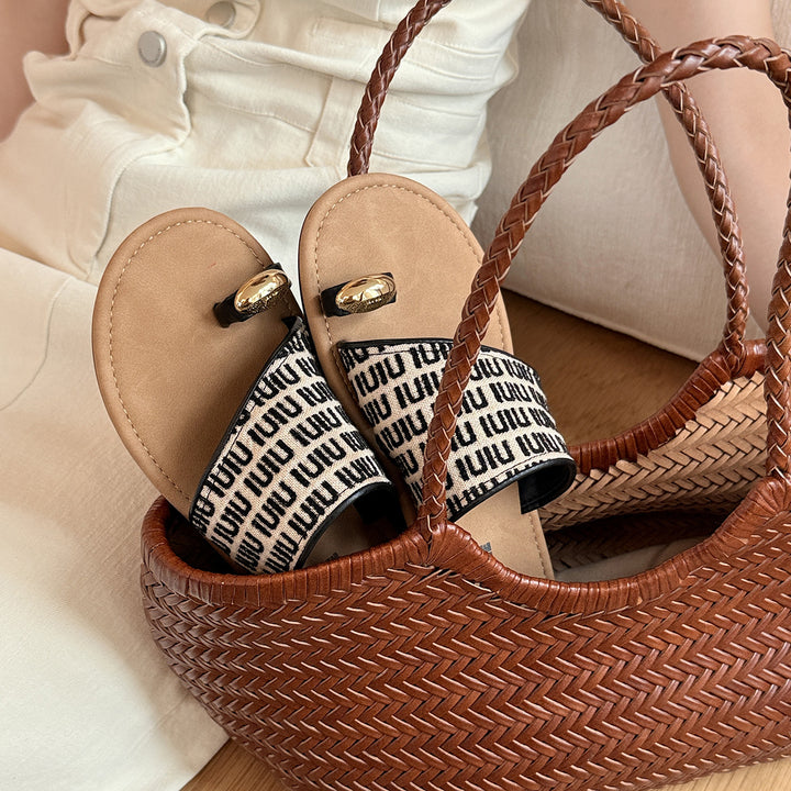 Femme Chic Dobbelt Rem Slide Sandaler Stilla