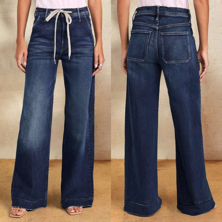 Damer løst skårne jeans med justerbar talje Stilla