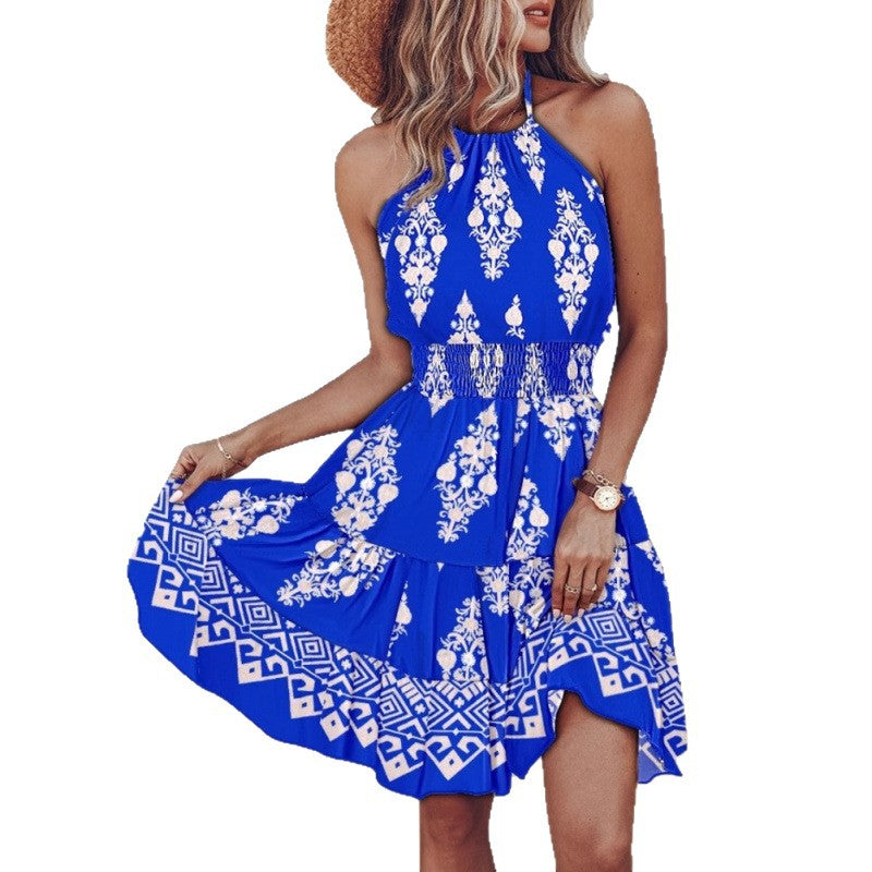 Dame Sommerlige Maxikjole med voluminøse Ruffles detaljer Stilla