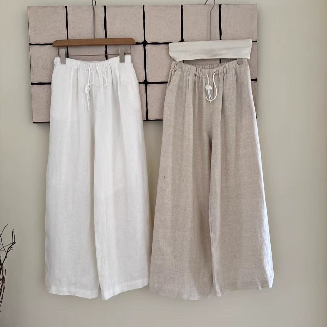 Femme Let Linned Co-Ord Sæt Stilla