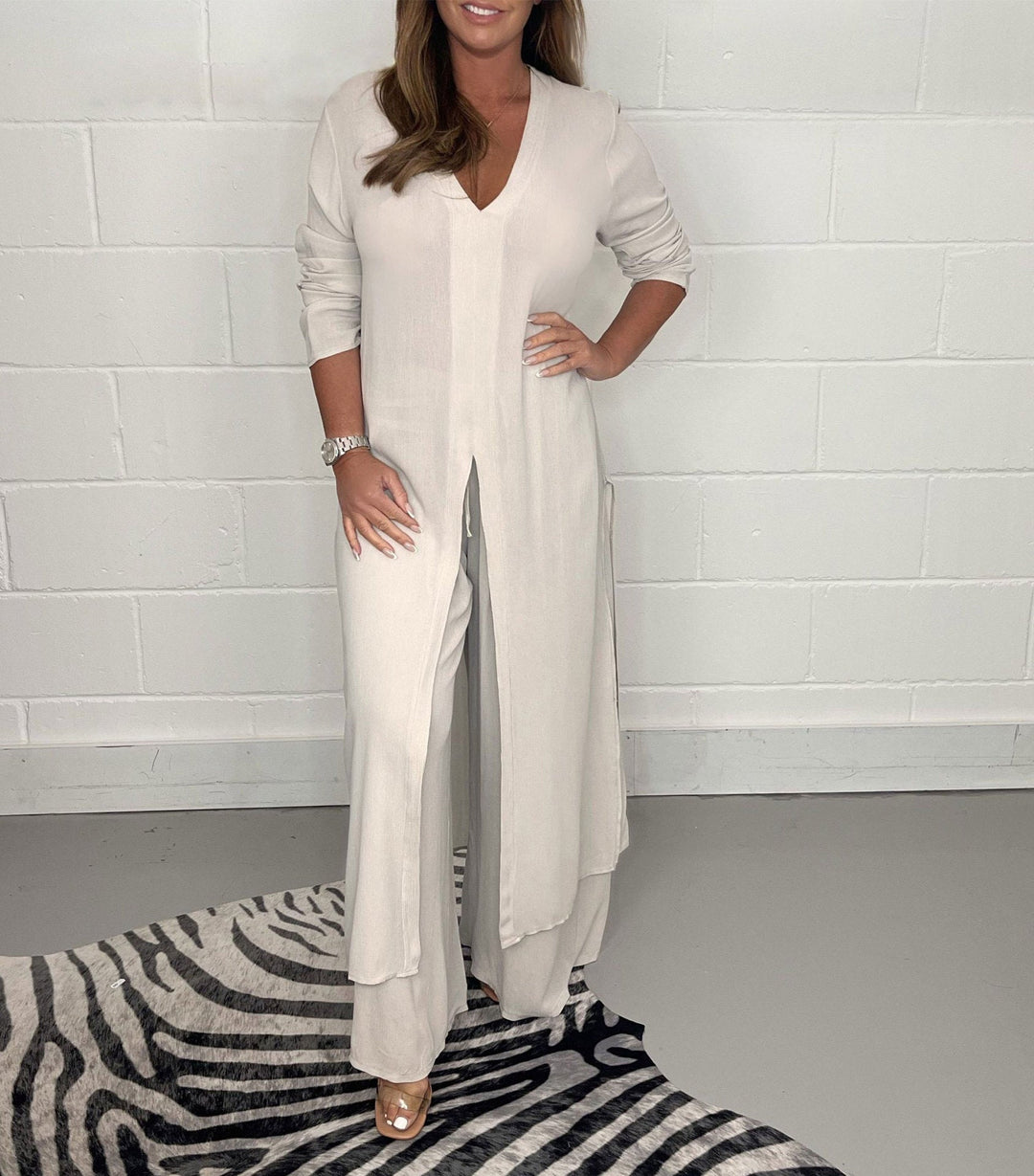 Stilla | Elegant To Delt Ensemble Med Høj Slids