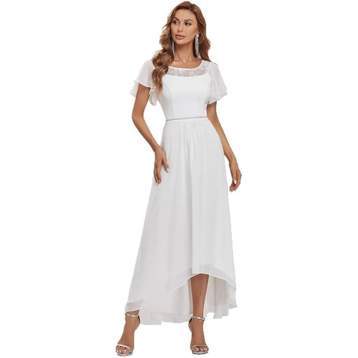 Dame Elegant Spids Overlay Maxikjole Stilla