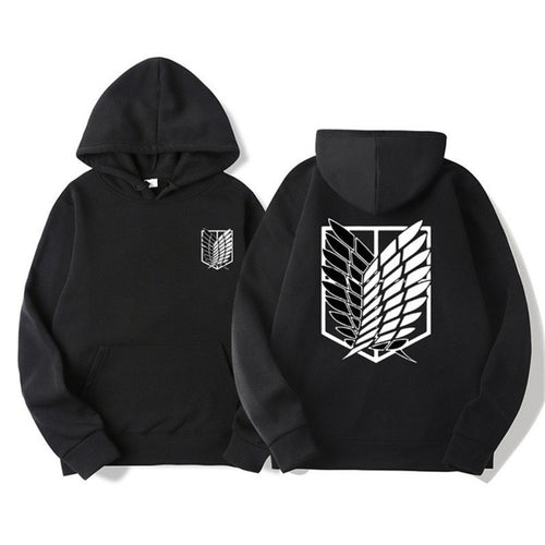 Dame hoodie med moderne anime design og praktisk kengurulomme Skovae