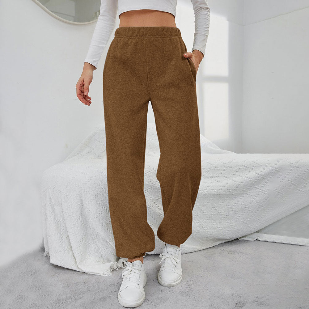Kvinders afslappede sweatpants med elastisk talje og sidelommer Stilla