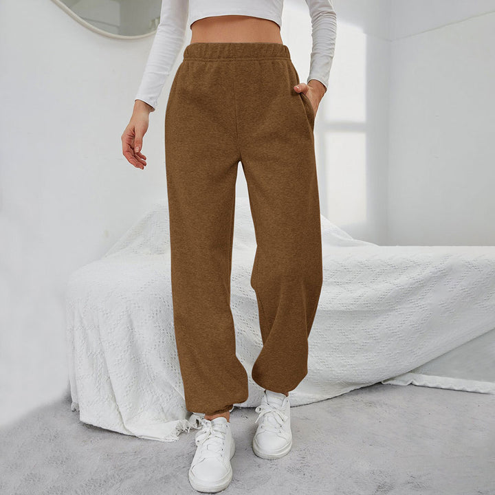 Kvinders afslappede sweatpants med elastisk talje og sidelommer Stilla