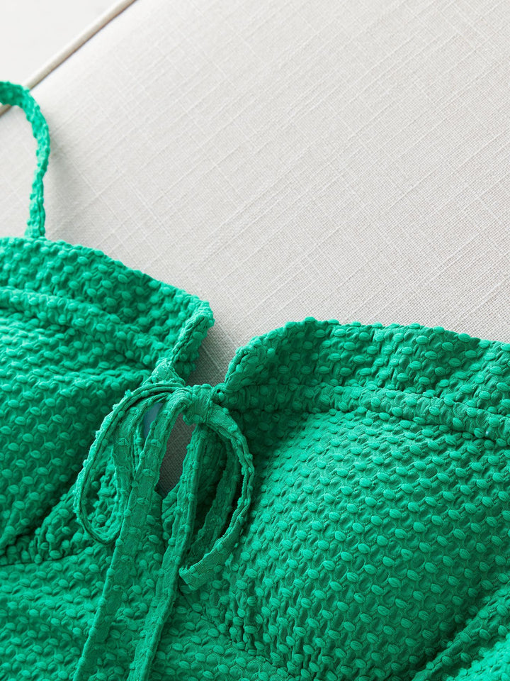 Dame bikini sæt med innovativt strukturelt design og elegante snøre detaljer Stilla