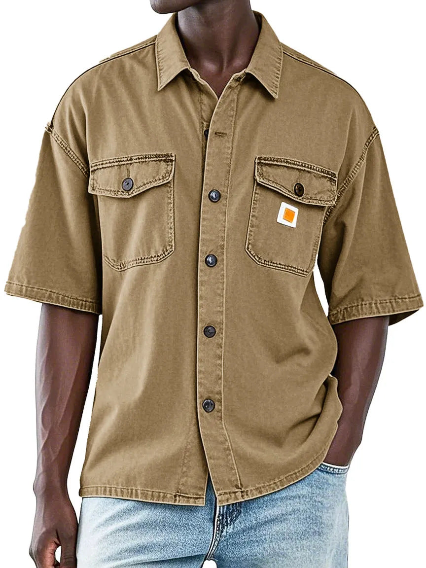 Herrer Kortærmet Utility-Shirt Stilla