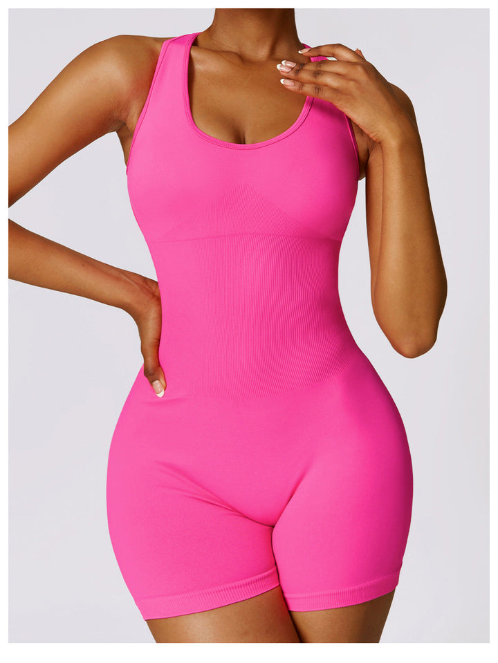 Stilla | Lifting Tight Back Yoga Bodysuit Hurtigttørrende Éndelt Sportsfitness Yoga Tøj