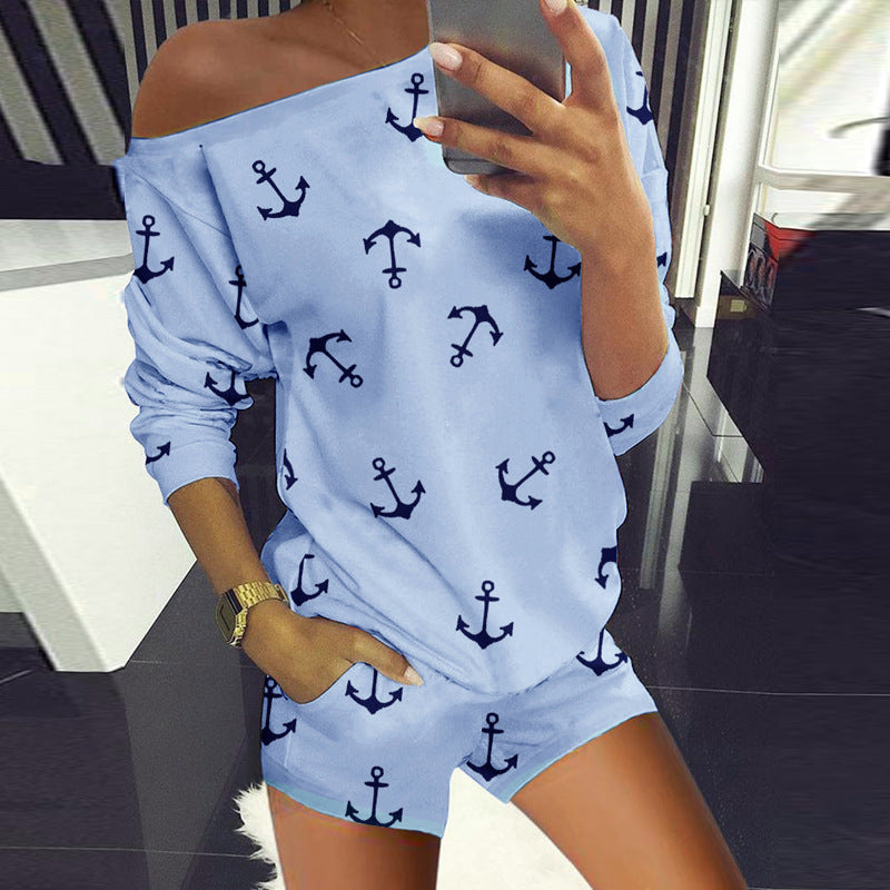 Femme Nautical-tema Lounge-sæt Stilla