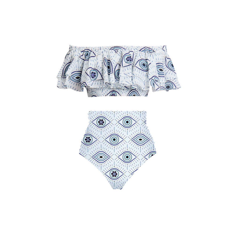 Femme En-skulder Kunstnerisk Monokini Badedragt Stilla