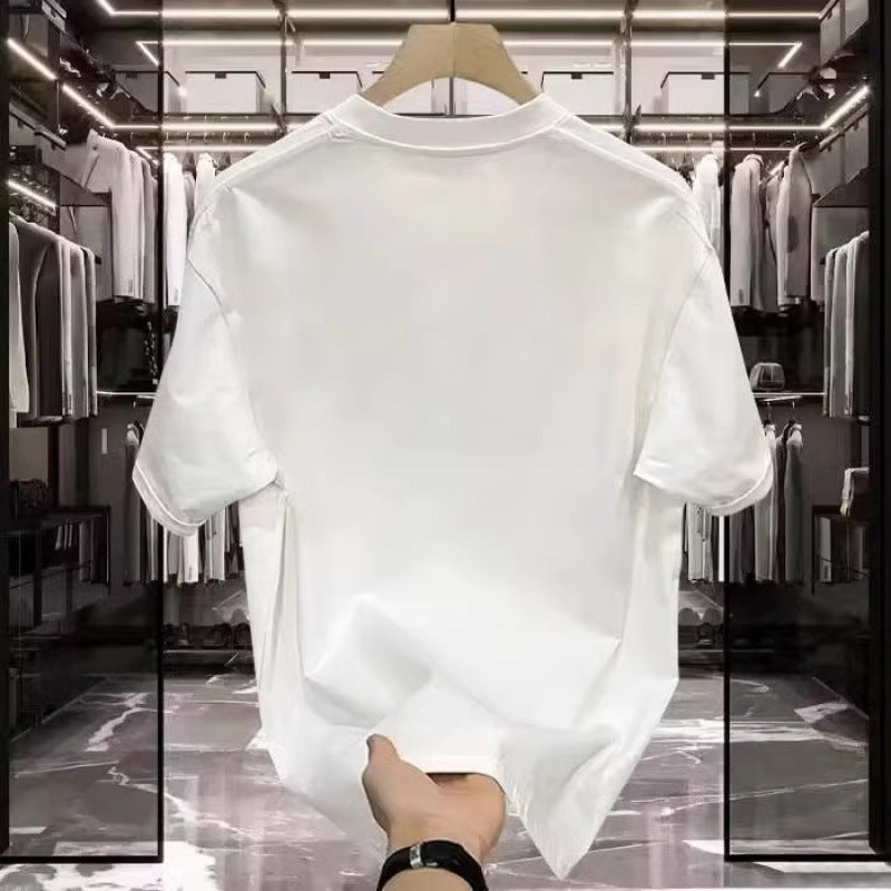 Dame T-shirt med 3D-månemotiv og afslappet snit Stilla