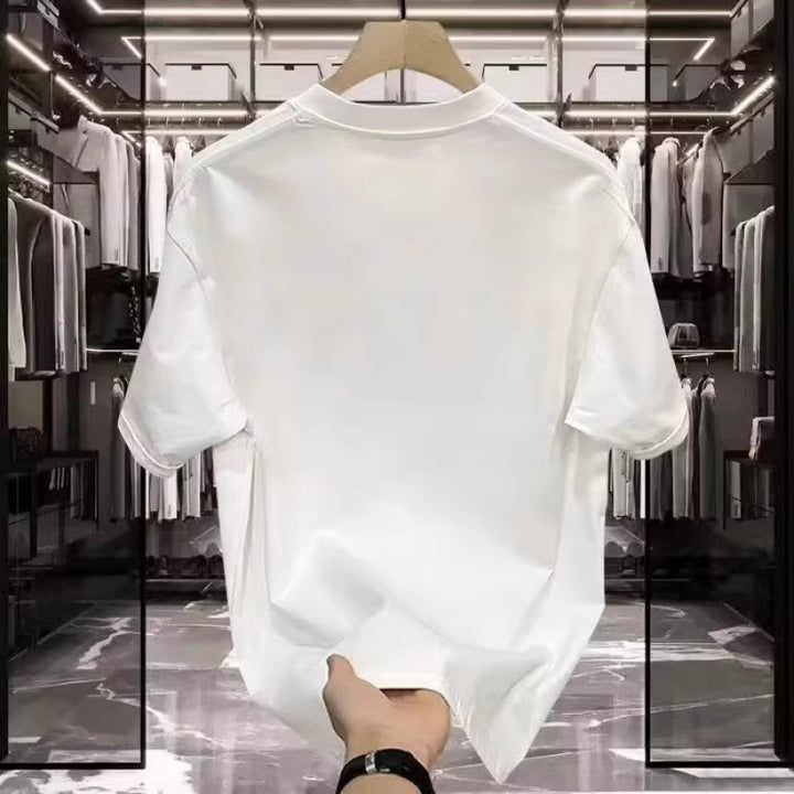 Dame T-shirt med 3D-månemotiv og afslappet snit Stilla