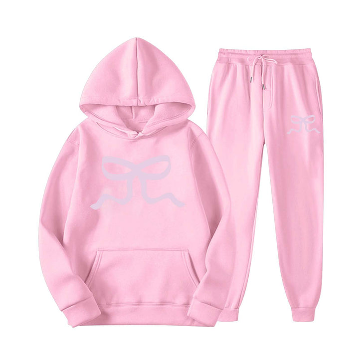 Kvinders casual hoodie og joggingbukser sæt Stilla