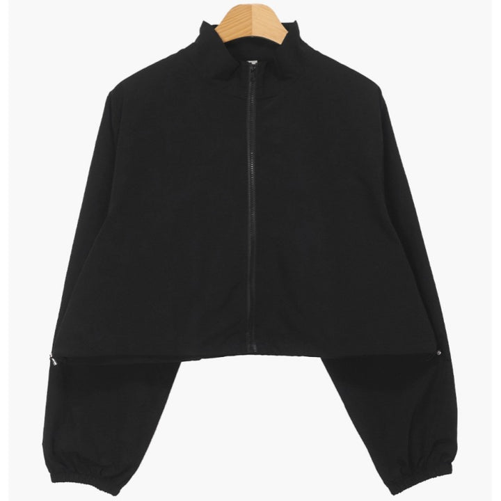 Dame letvægts cropped overgangsjakke Stilla