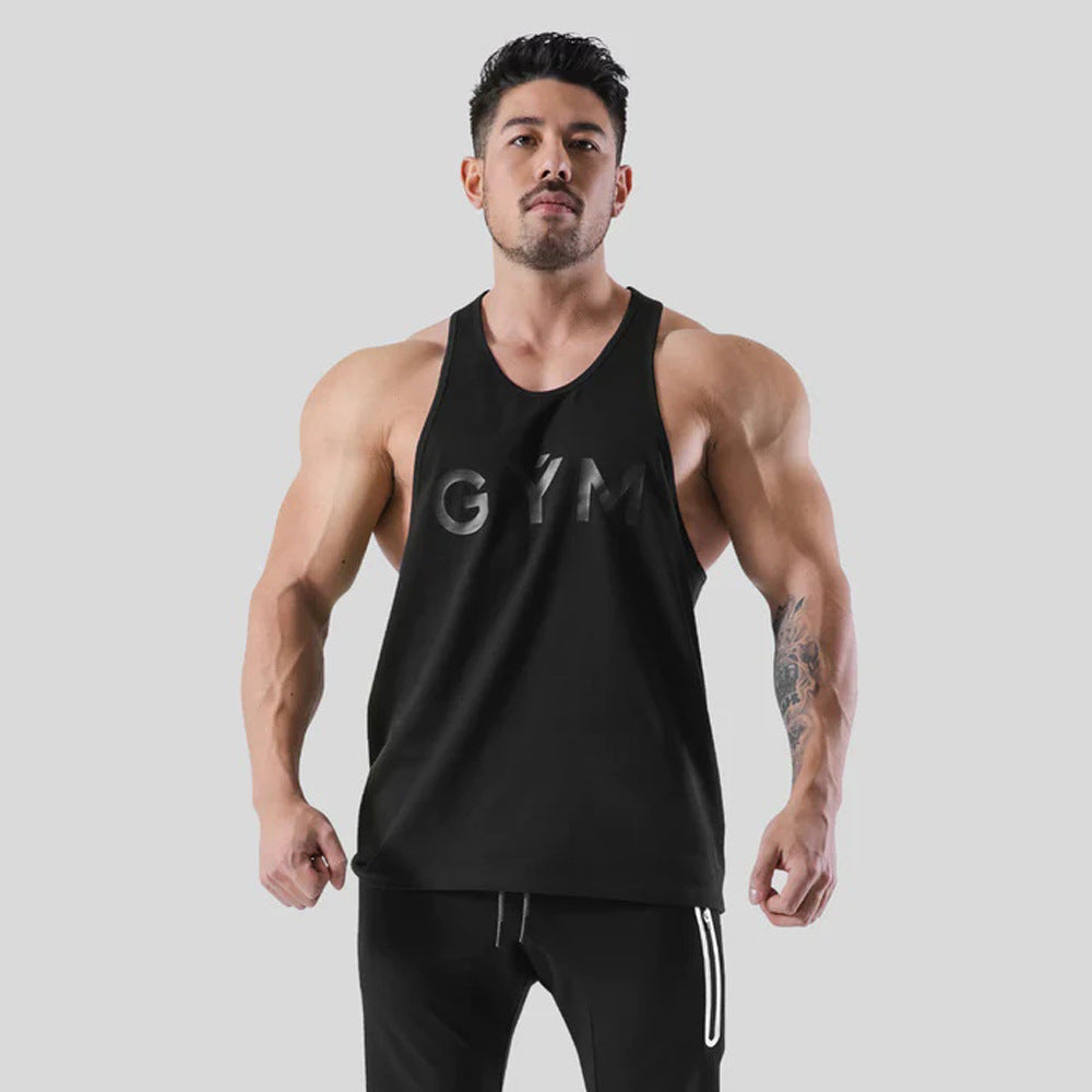 Herrer Fitness Tanktop med Racerback og åndbare egenskaber Stilla