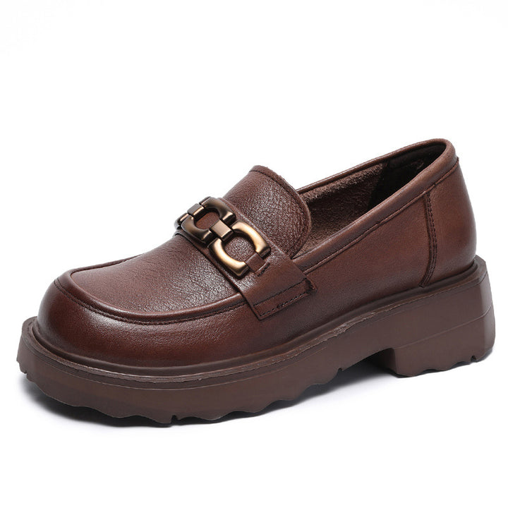 Dame Stilfulde Chunky Slippers med Dekorative Spænder Stilla