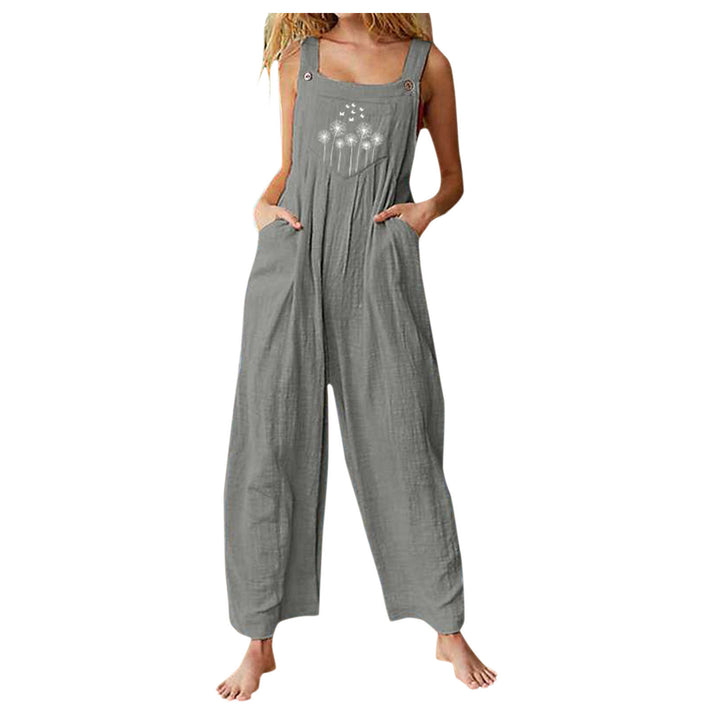 Femme justerbar stroppeskind jumpsuit Stilla