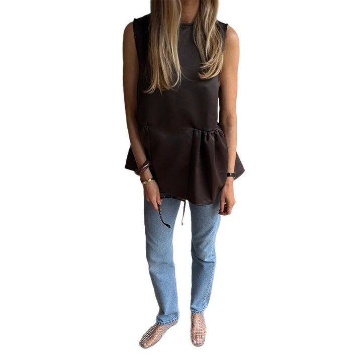 Dame Peplum Overdel Stilla