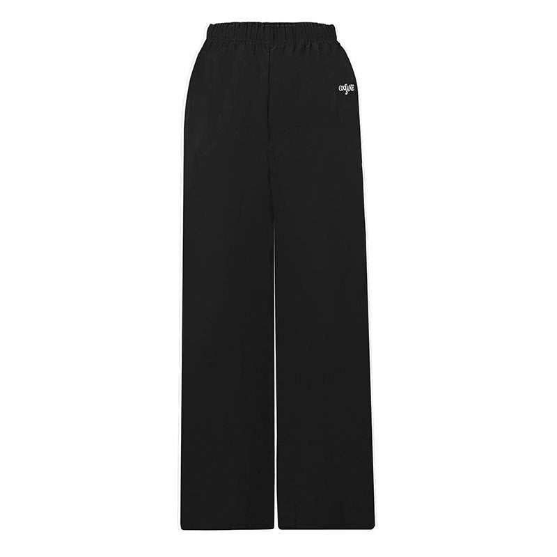 Dame Sporty fritidsbukser med elastisk talje og bred ben Skovae