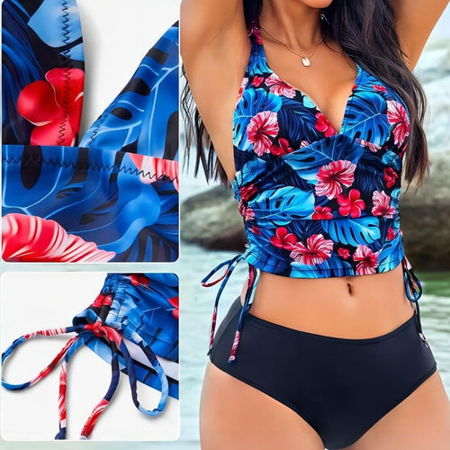 Dame tankini med justerbare stropper Stilla