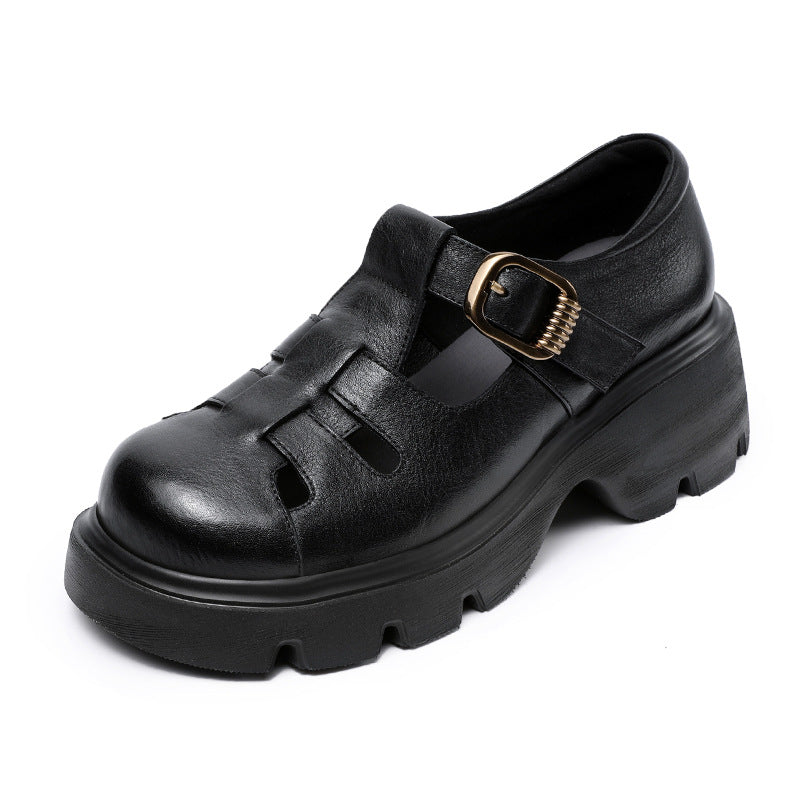 Dame Chunky Platform Spænde Sandaler Stilla
