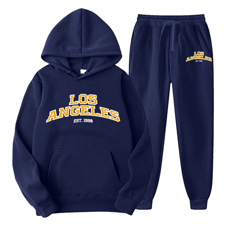 Kvindernes Sporty Hoodie og Joggingbukser Sæt Skovae