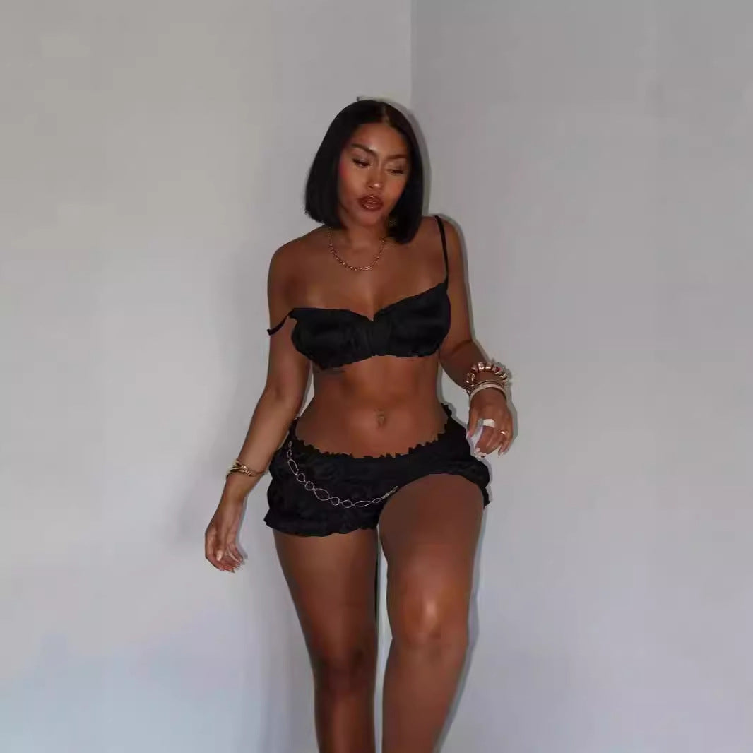 Femme Rüsjes Bikini Sæt Stilla
