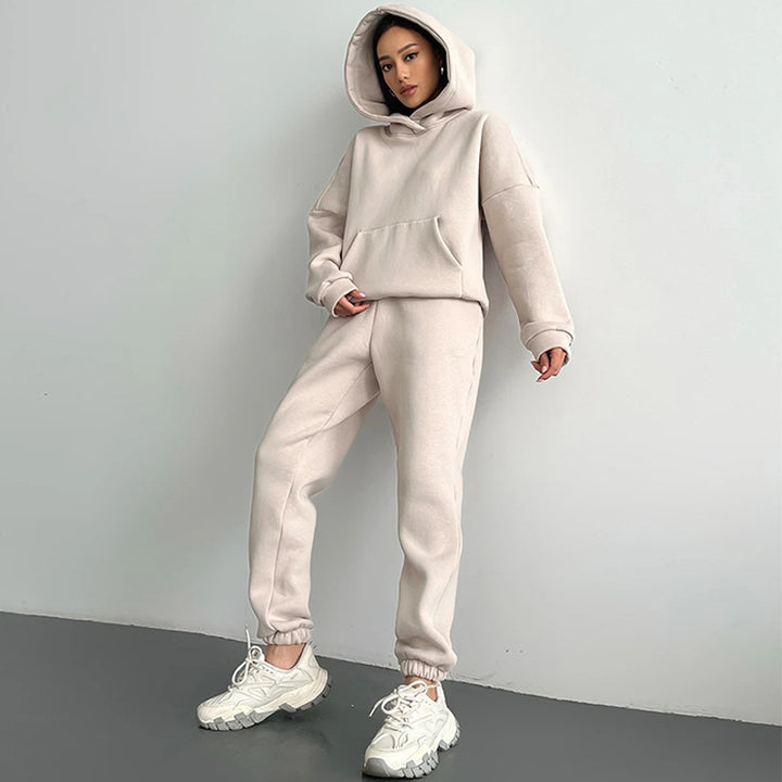 Dame Comfort-Wellness-Hoodie-Sæt Stilla