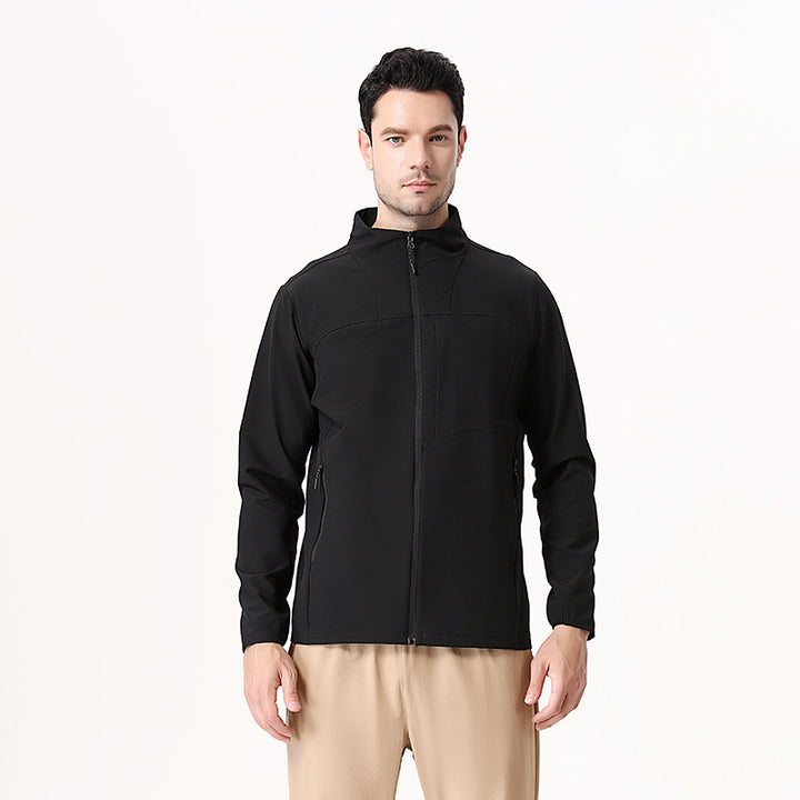 Herrer Sportlig Funktionsjakke med Lynlås Stilla