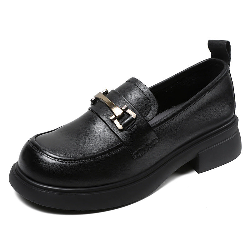 Damer elegante Chunky Loafers med dekorativ metalaccent Stilla