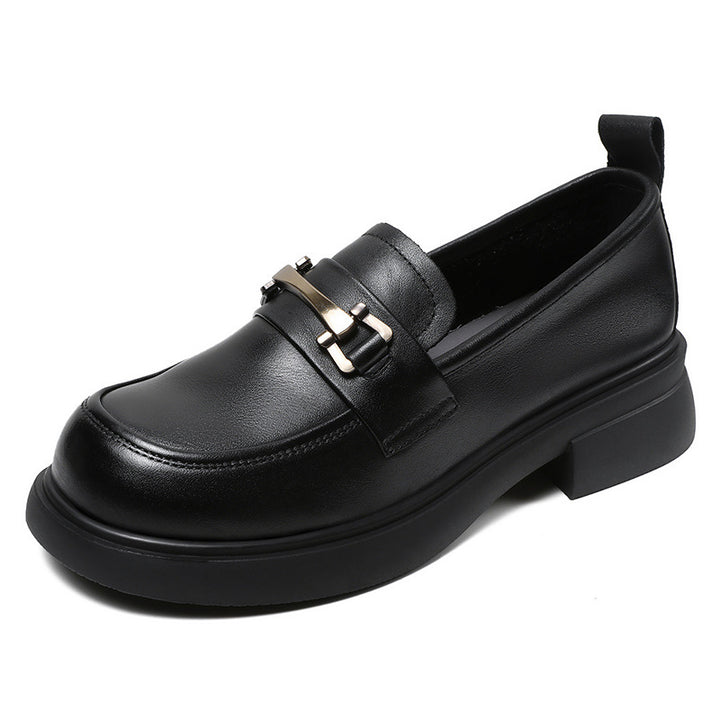 Damer elegante Chunky Loafers med dekorativ metalaccent Stilla