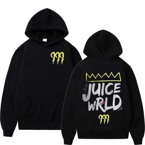 Kvinders hoodie med moderne kængurulomme-design og slående grafisk print Skovae