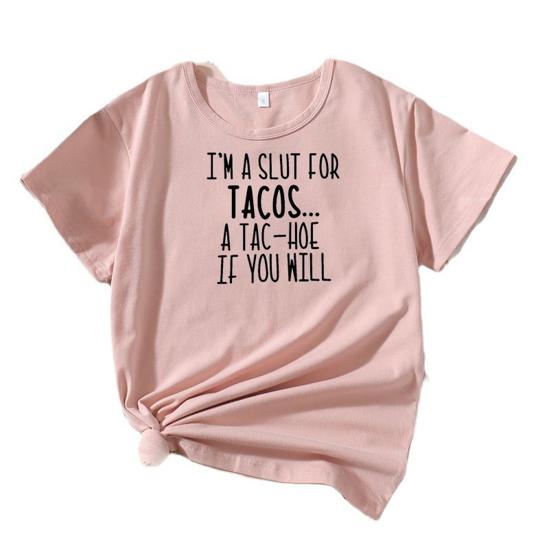 Dame Sjov Foodie Humor T-Shirt Stilla