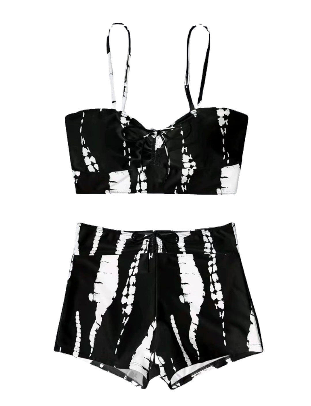 Dame bikini-sæt med raffineret top og behagelige shorts Stilla