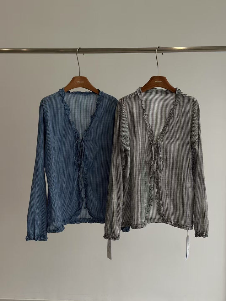 Femme Rüschenspitze-bluse Stilla