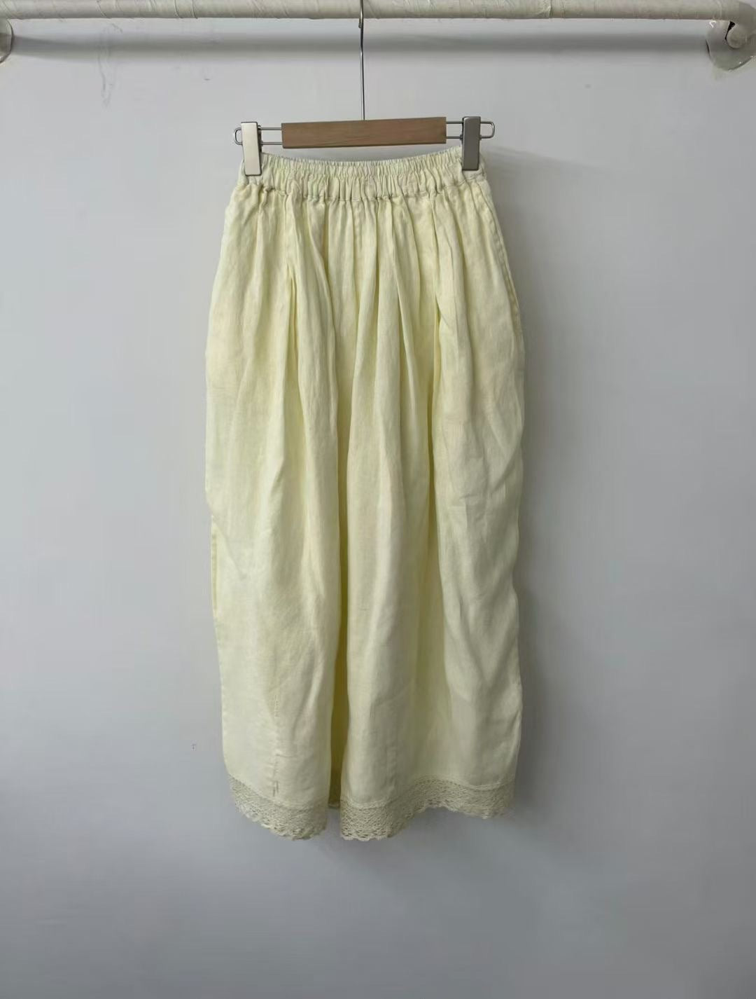 Femme Letvægts Luftige Linned Culottes Stilla