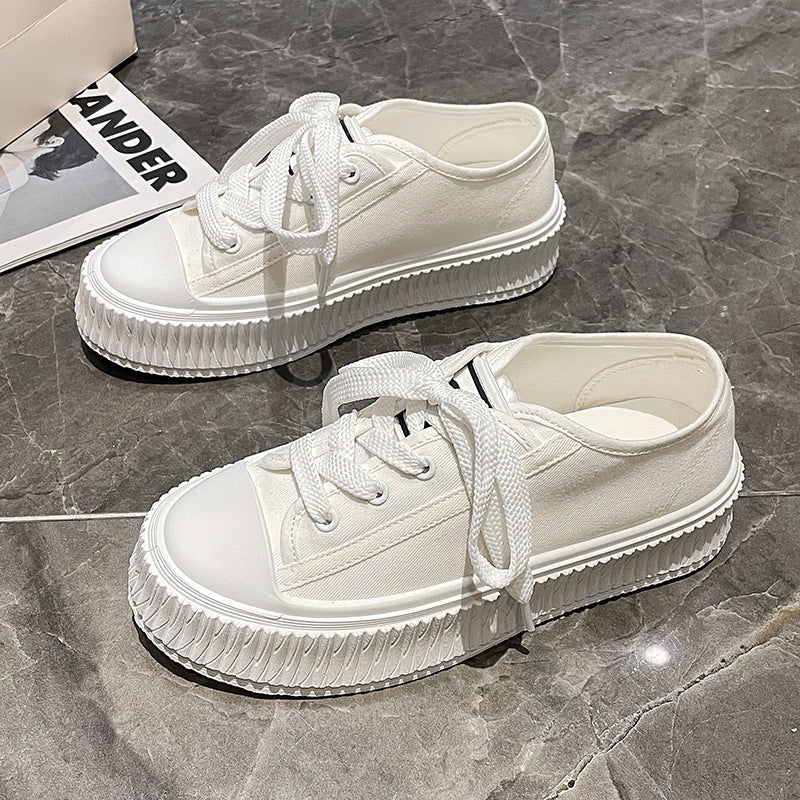 Dame Chunky Sneakers med struktureret sål og åndbart overmateriale Stilla