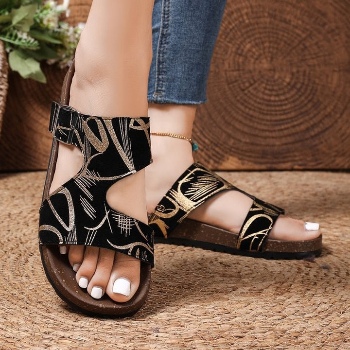 Dame Komfortable Stroppesandaler med fashionable Design Stilla