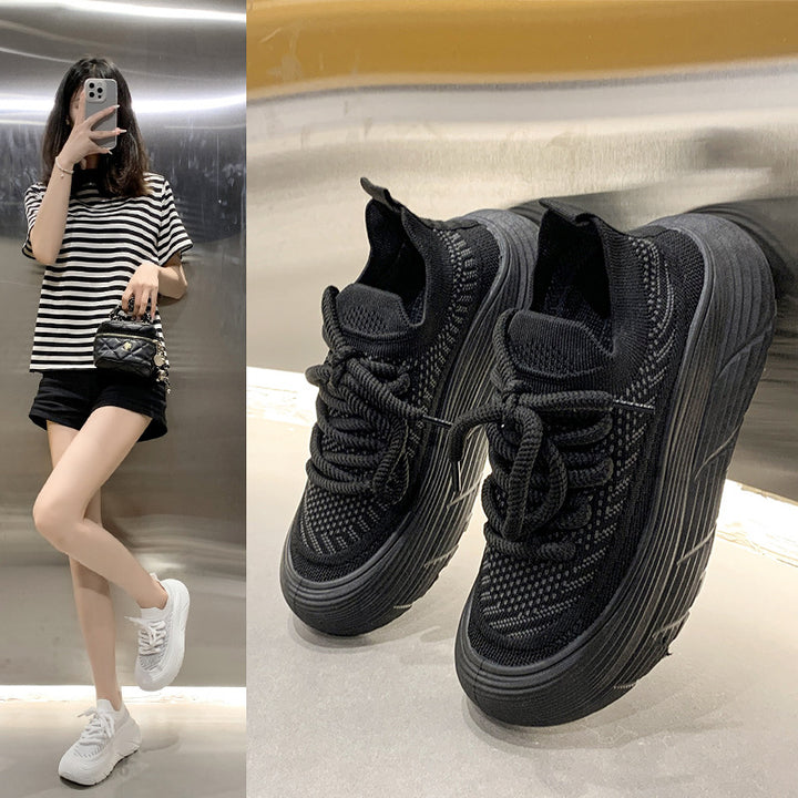 Dame Sporty Sneakers med høj komfort og åndbar mesh-overflade Stilla